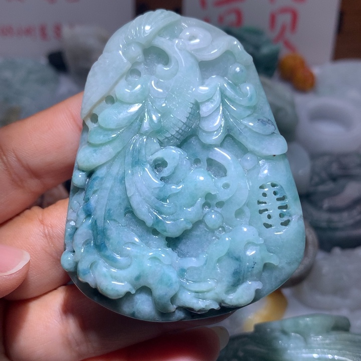 颈饰未镶嵌翡翠保真天然A货翡翠