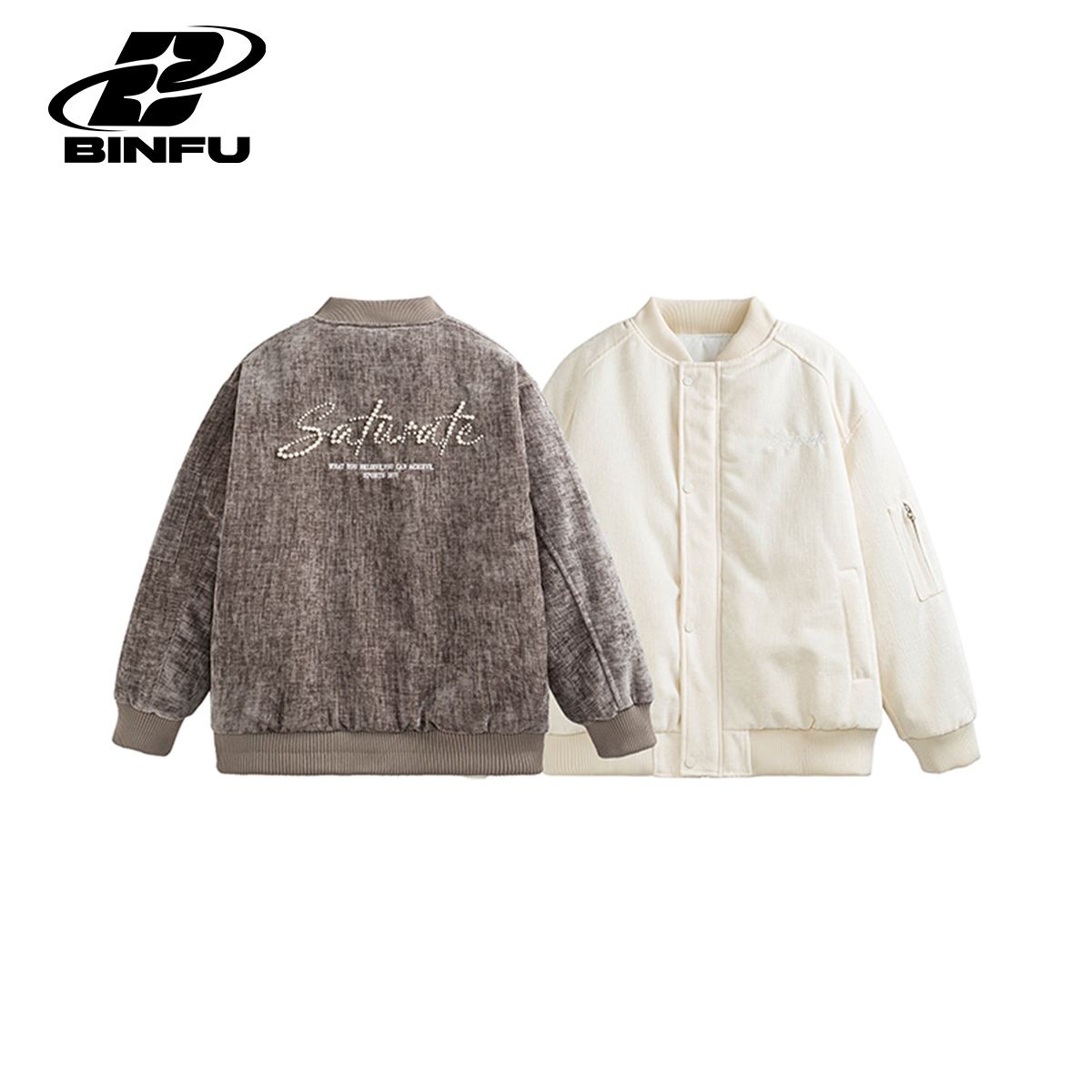 冬季 设计感保暖加厚情侣装棉棒球服棉衣外套