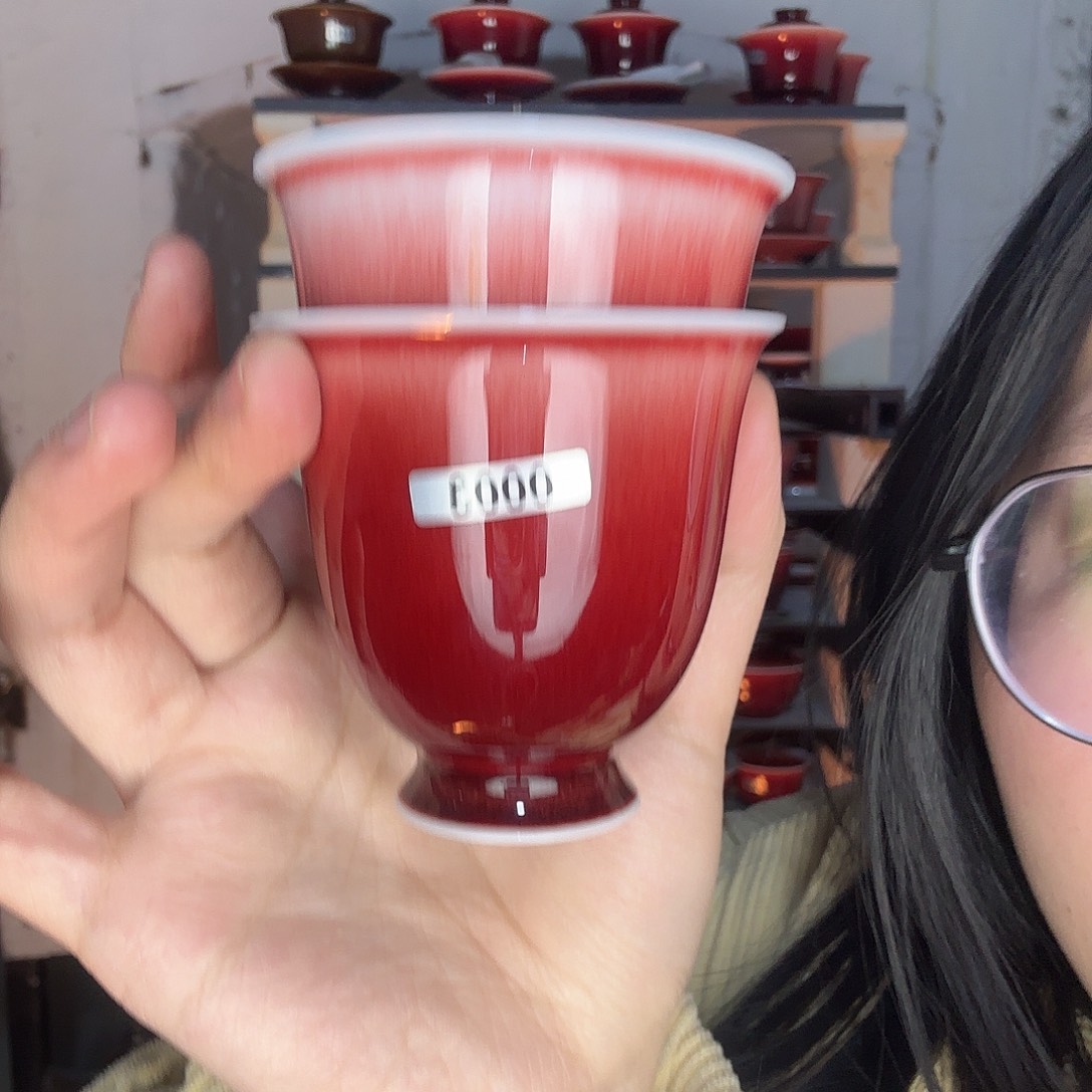 瓷片景德镇郎红陶瓷