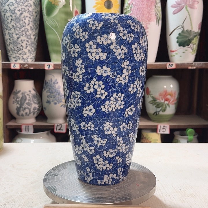 陶大萝卜冰梅花陶瓷