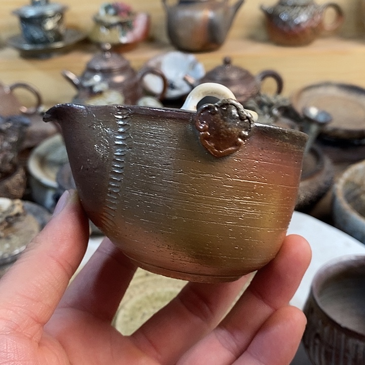 杯柴烧手工制作工艺，微瑕