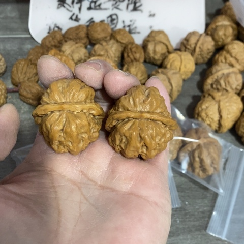 温***徨文玩核桃把件哈哈哈