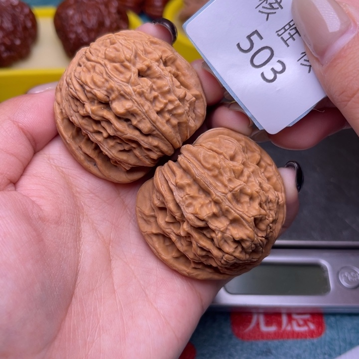 把件文玩核桃四座楼43.503