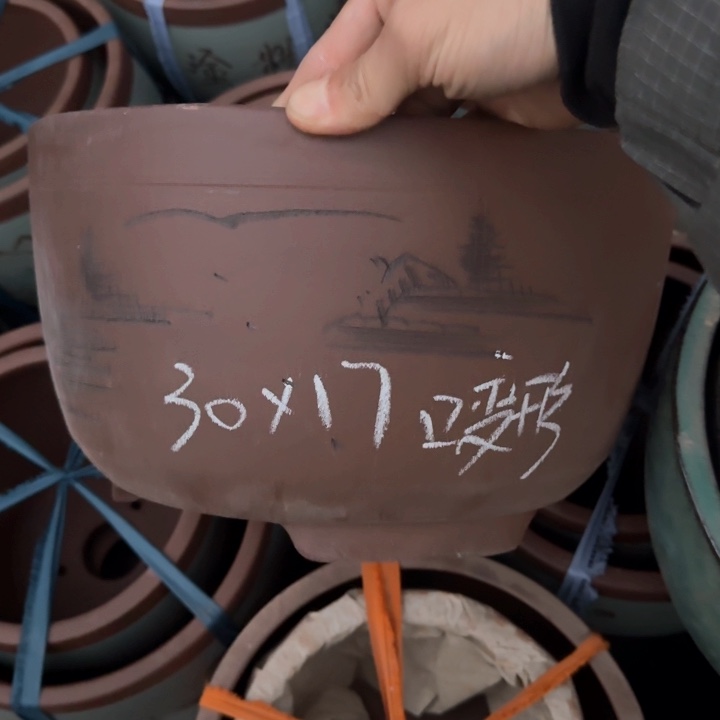 紫砂花盆特价清仓