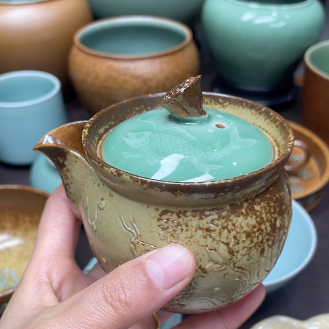@**二福利青瓷茶具杯子