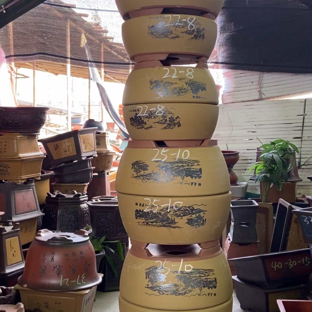 紫砂花盆紫砂紫砂