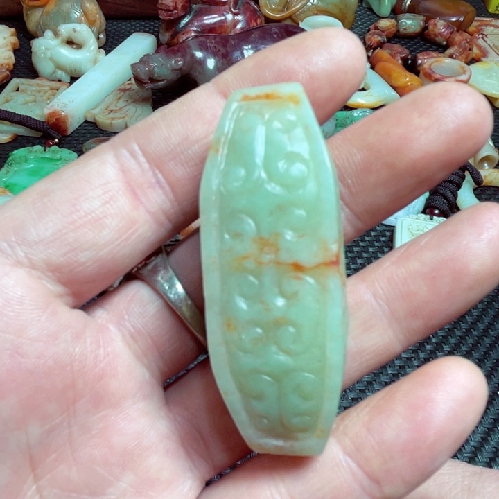 滴血莲花菩提把件