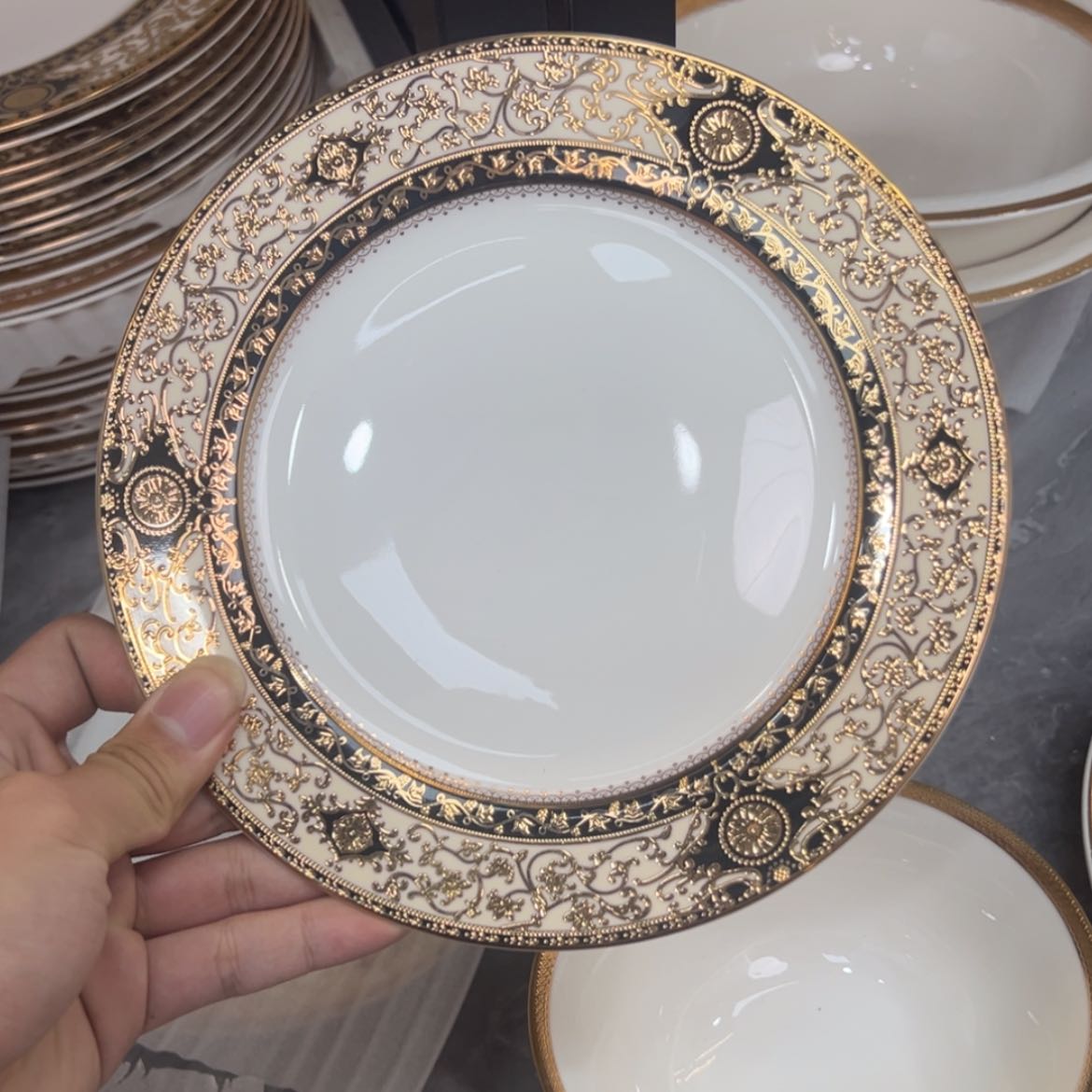 【闪购商品】瓷片8寸平盘两个一单福利价