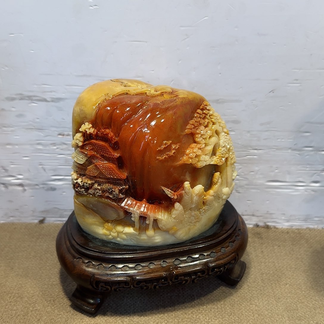 寿山石心*寿山石摆件