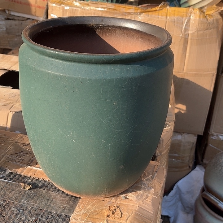 紫砂茶碗加重加厚绿口径26*30