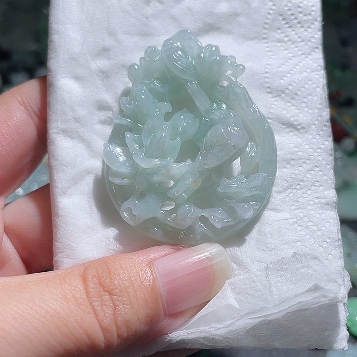 颈饰未镶嵌翡翠天