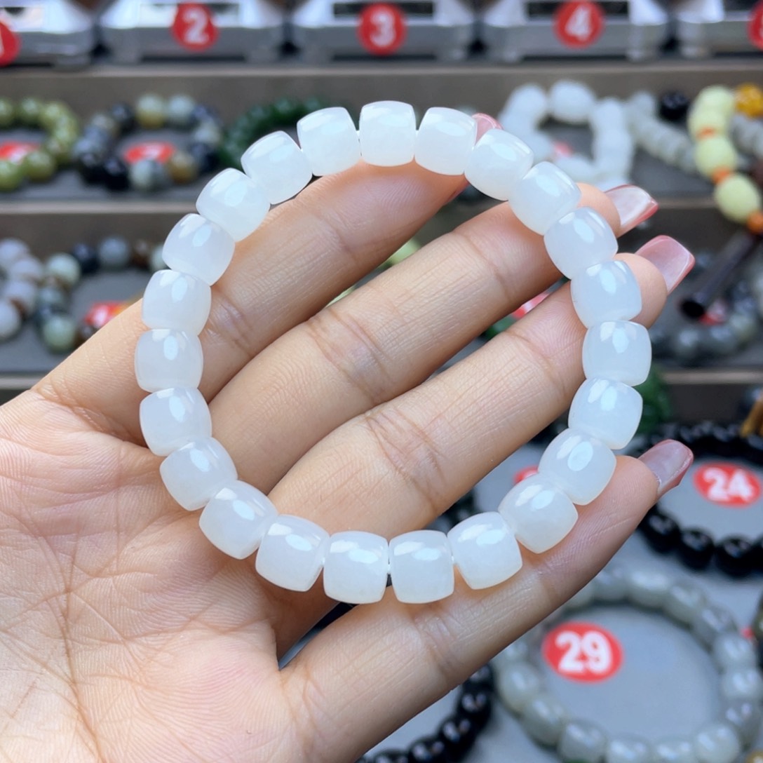 和田玉手链未镶嵌