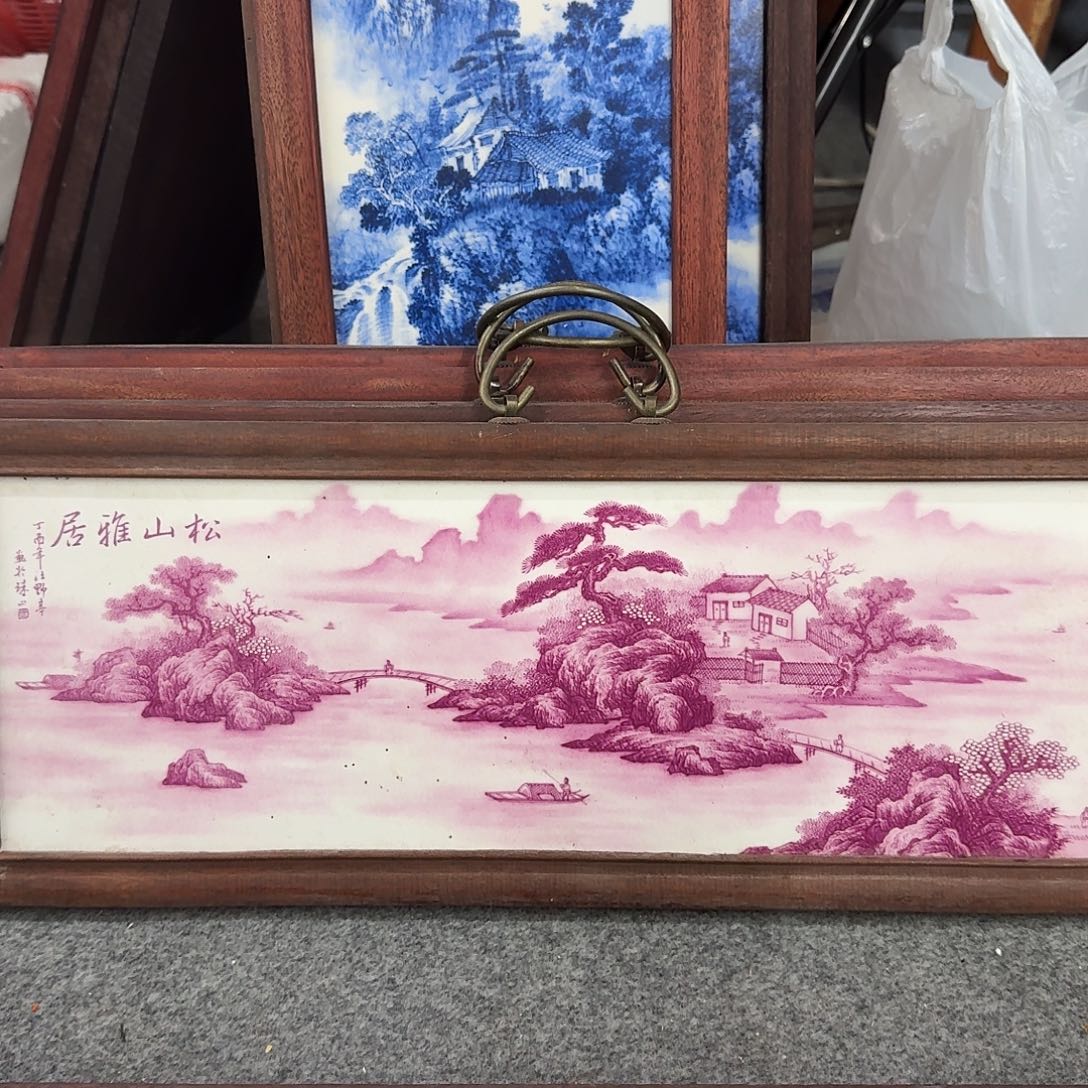 瓷摆件瓷板画瓷板画