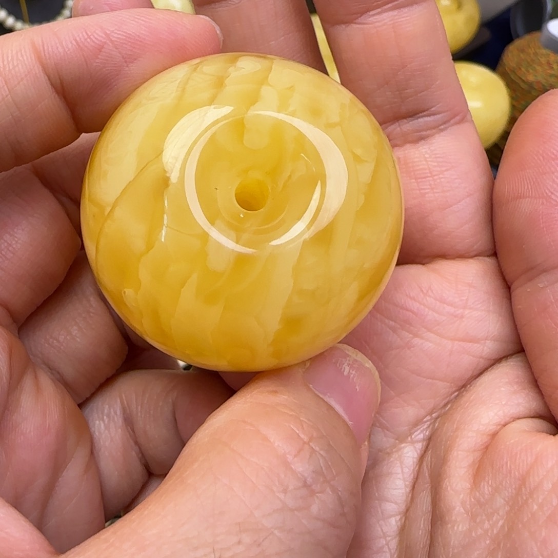 未镶嵌蜜蜡颈饰天然蜜蜡