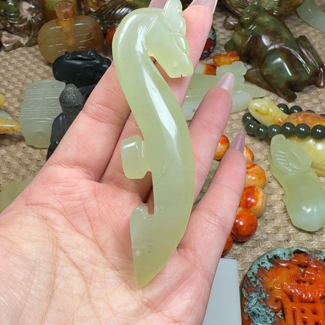 白玉菩提吊坠挂件