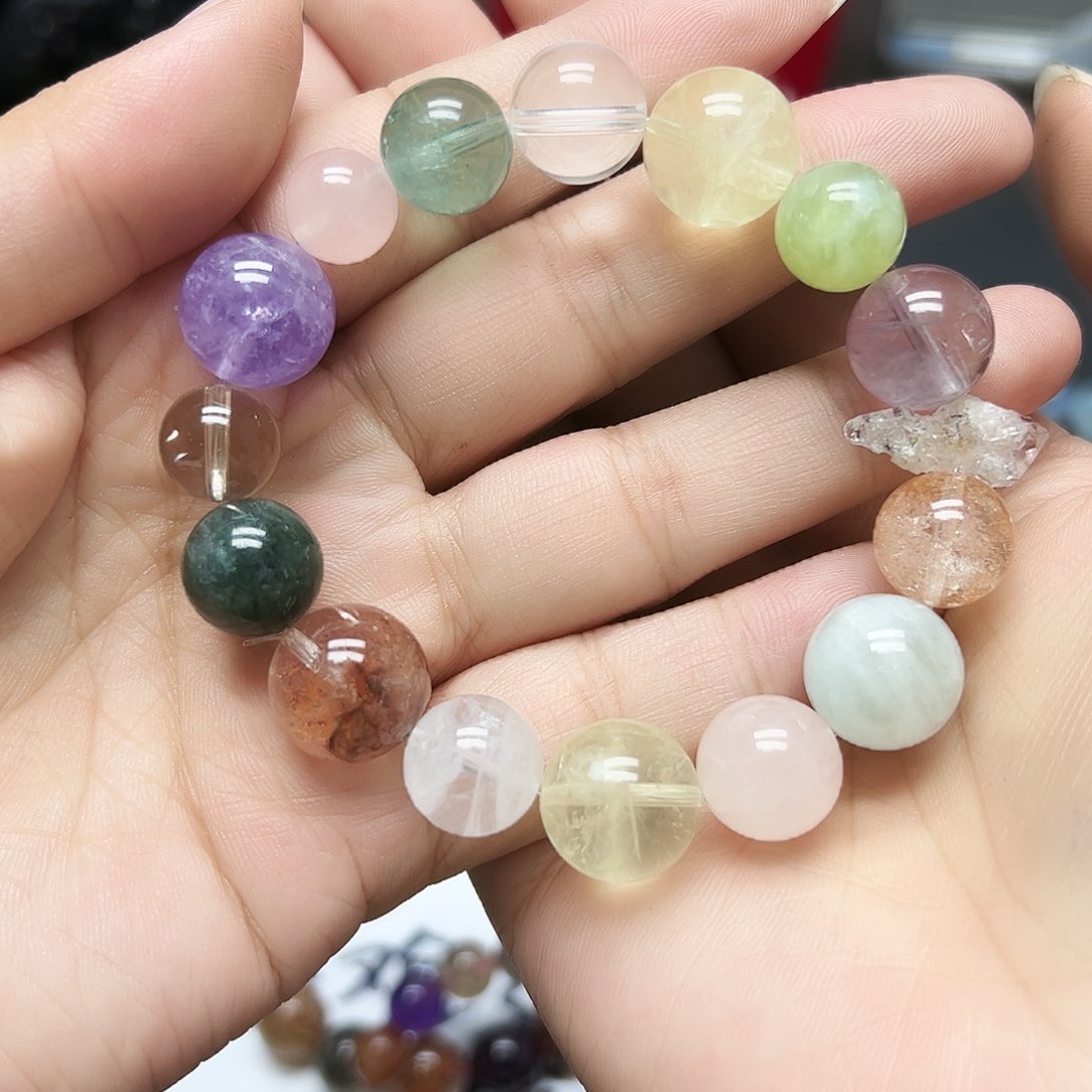 未镶嵌手链水晶高货水晶多宝38号