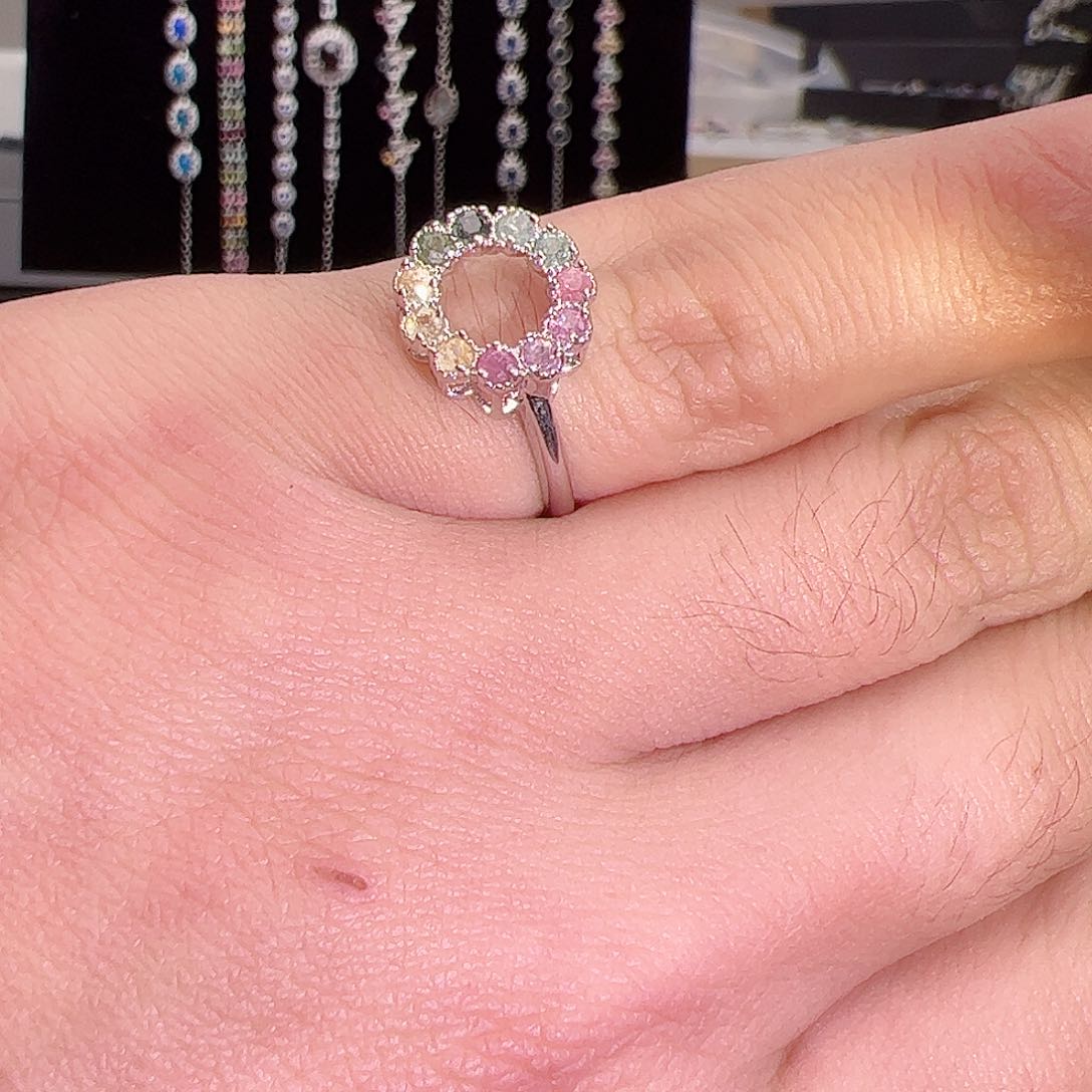 紫晶珠宝半成品银S925镶嵌