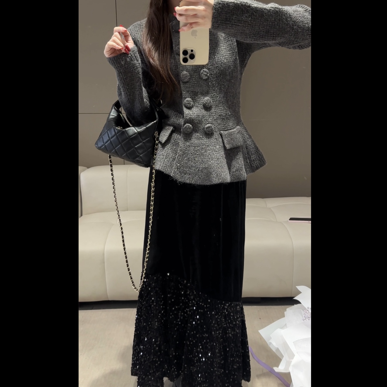 31663气质小香毛衣