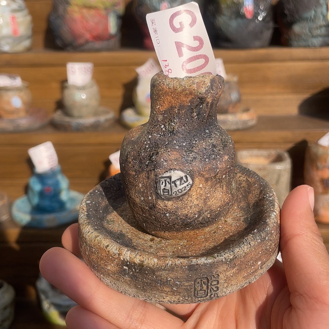 坛子姐花盆 新品匣钵土一套 盆内口2