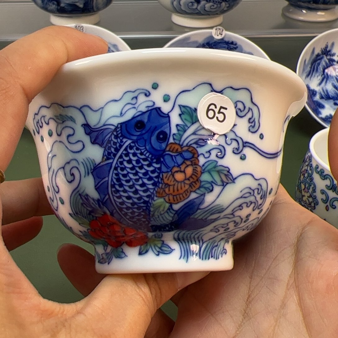 杯木木景德镇纯手绘茶具65