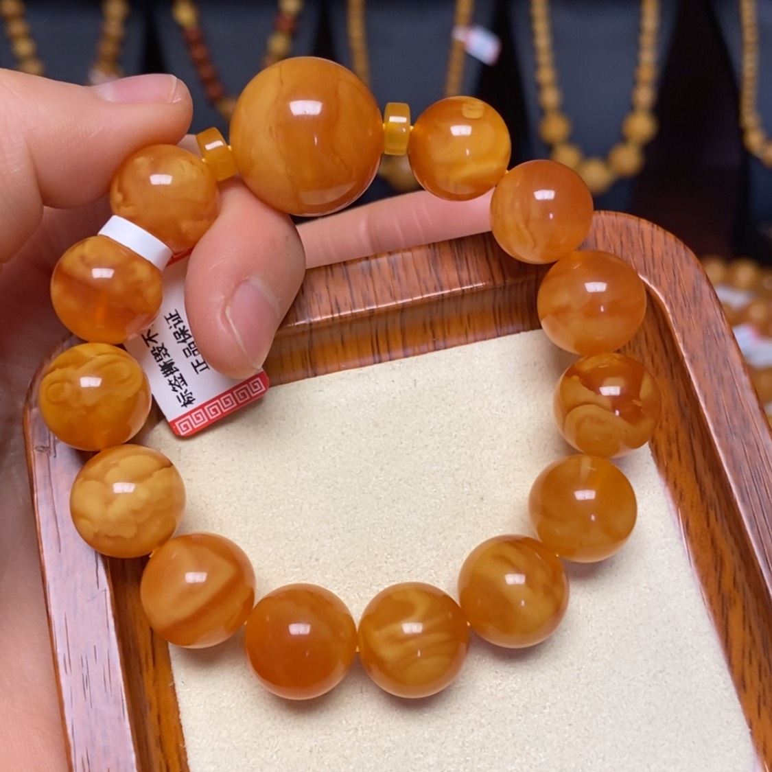 【闪购商品】蜜蜡手链未镶嵌手串
