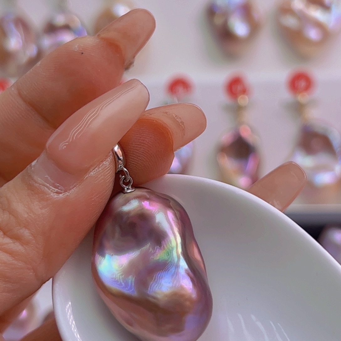 淡水珍珠吊坠(赠链)未镶嵌柒*