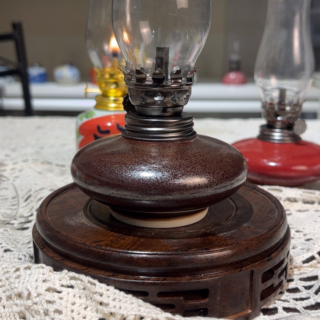 摆件景德镇陶瓷香薰灯