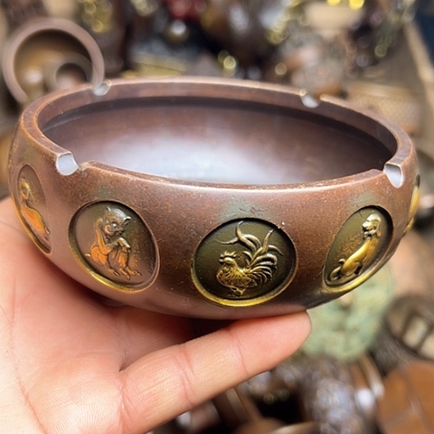 铜制文玩把玩物件