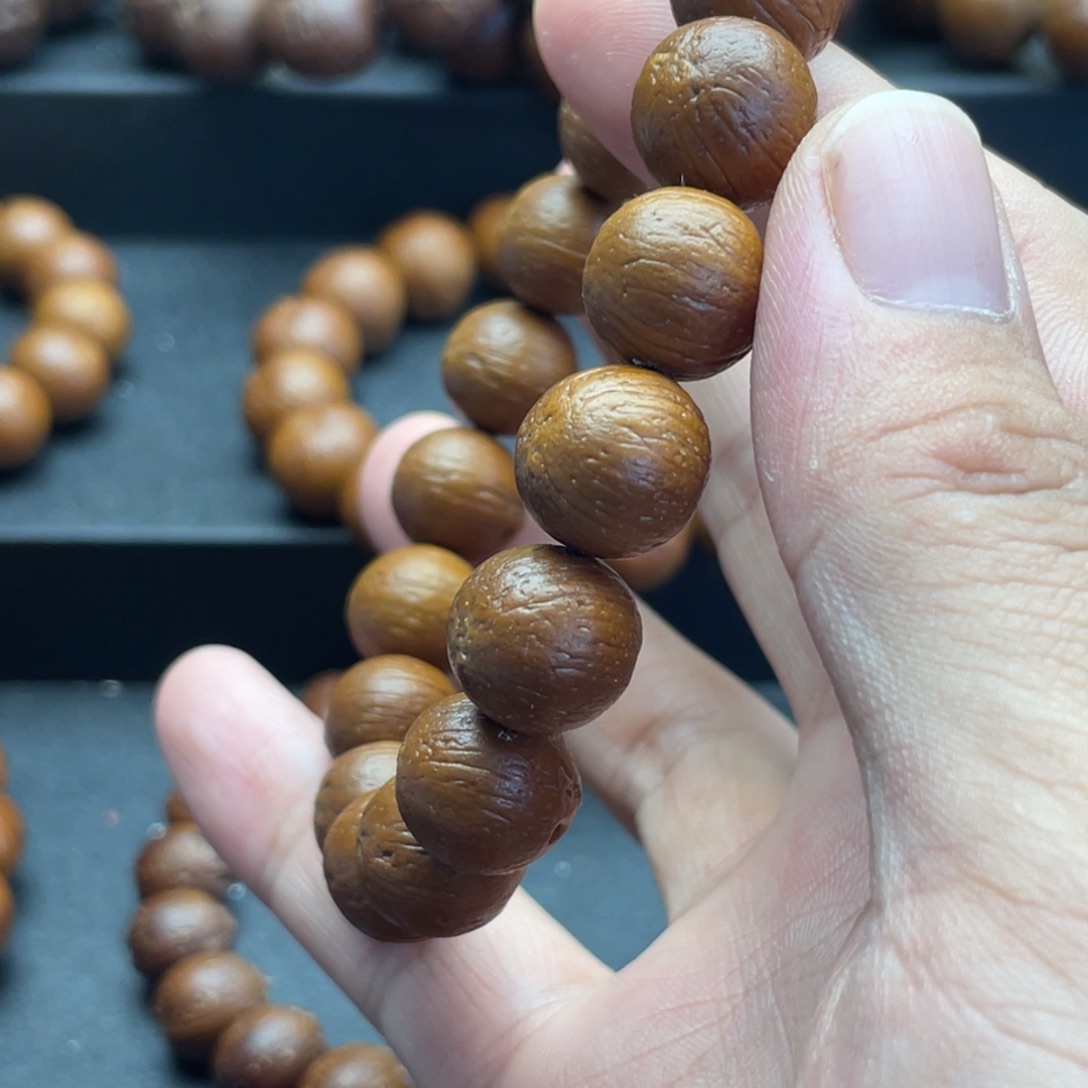 盛***河紫金鼠手串13尺寸纯圆