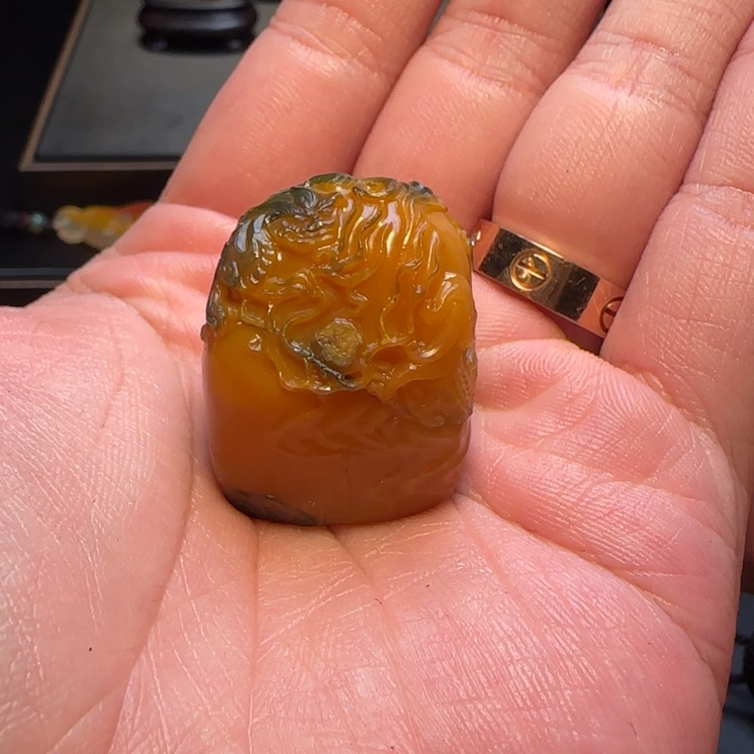 田黄石猜*，寿山田黄石