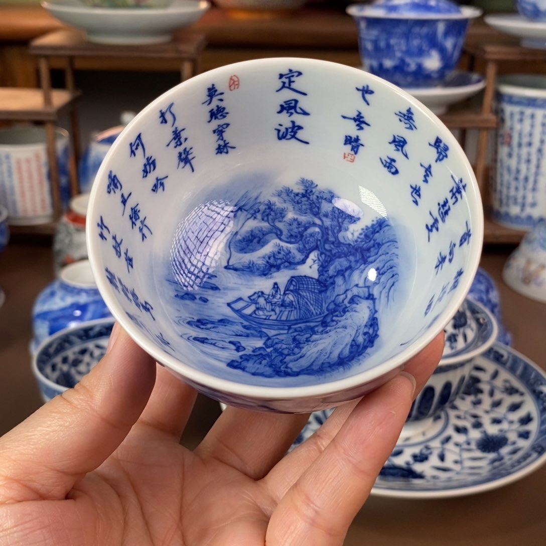 Y****）景德镇陶瓷手工手绘