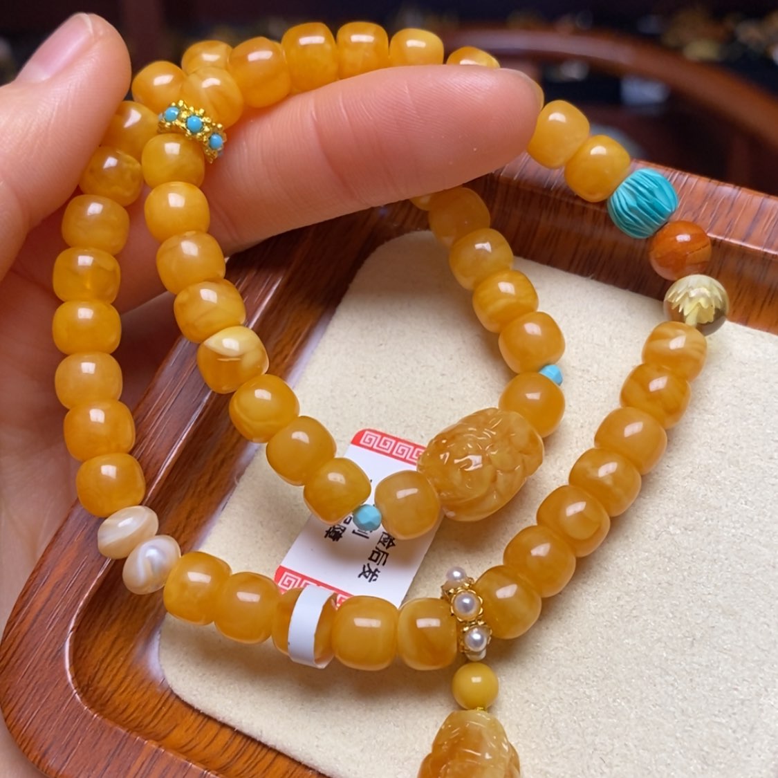 【闪购商品】蜜蜡手链未镶嵌手串