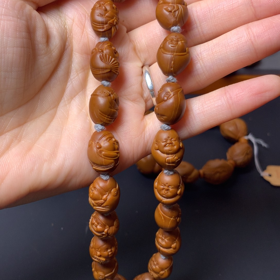 橄榄核手串/手链行**人和气生财