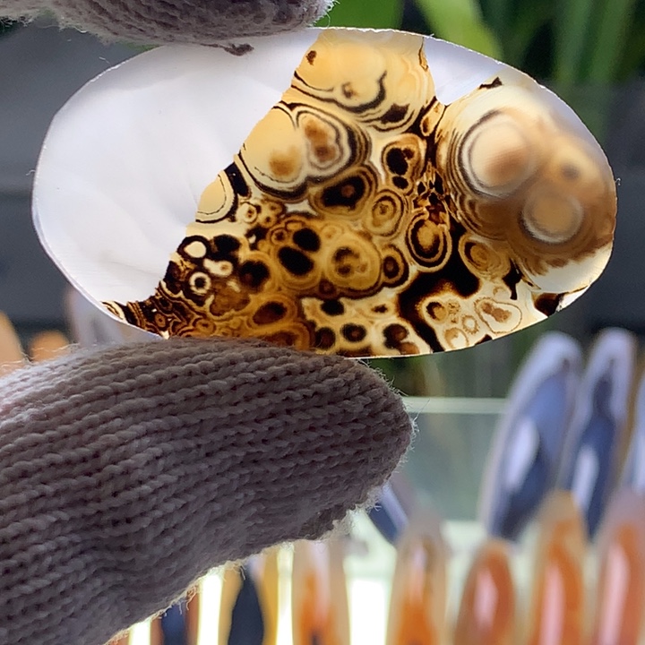 合金玛瑙/玉髓珠宝半成品163