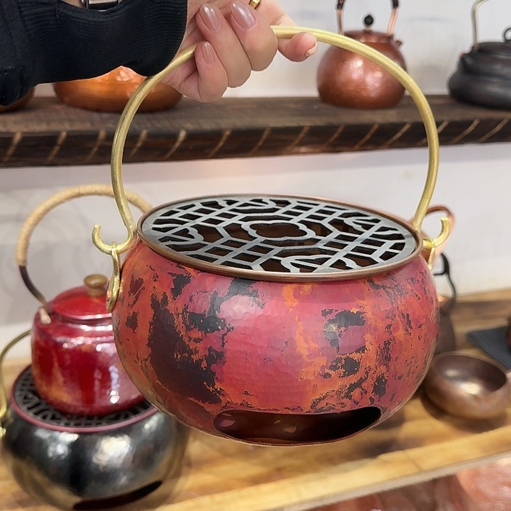 紫铜手工制作摆件一个大号