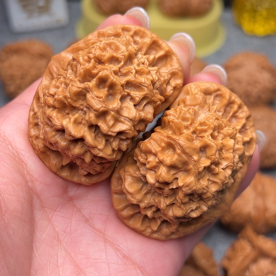 把件文玩核桃毕业大官帽53全品