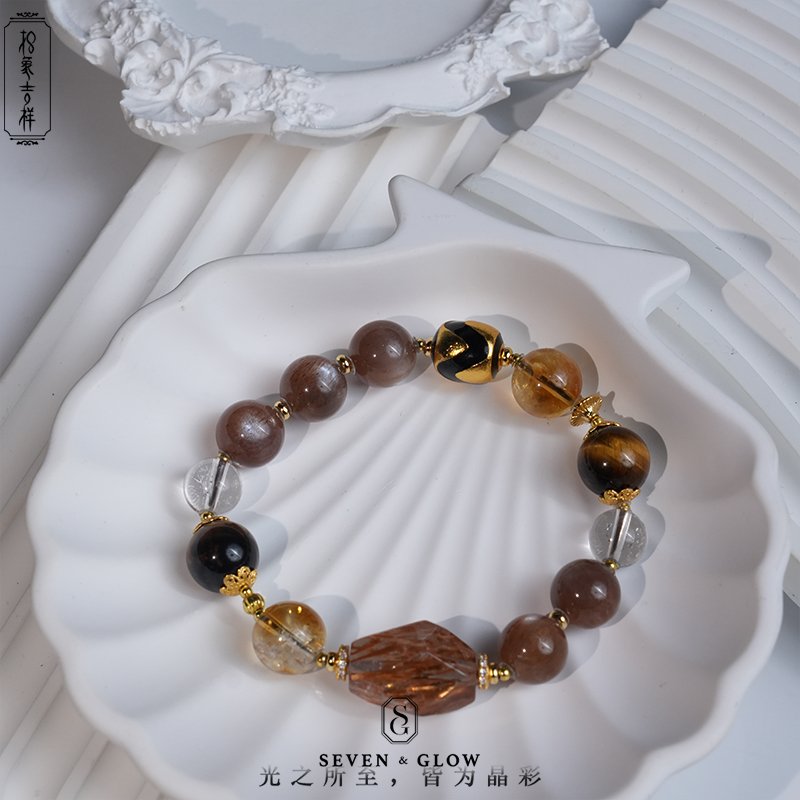 【印象吉祥】靠山/黑金超+黑金骨干气质手串（多样性发其一）