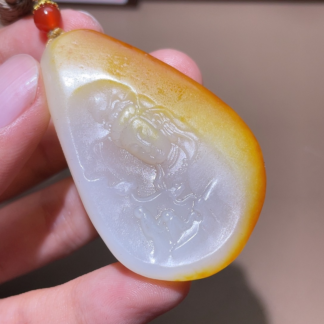 和田玉颈饰未镶嵌Y