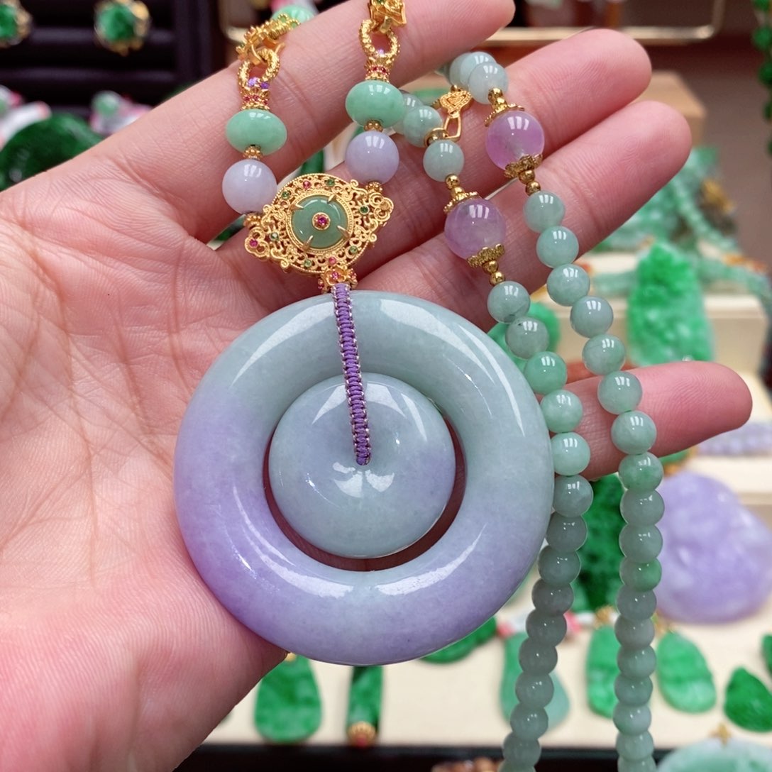 颈饰未镶嵌翡翠翡翠吊坠