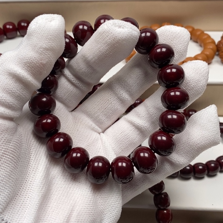 核桃手串/手链小*?猴头雕刻