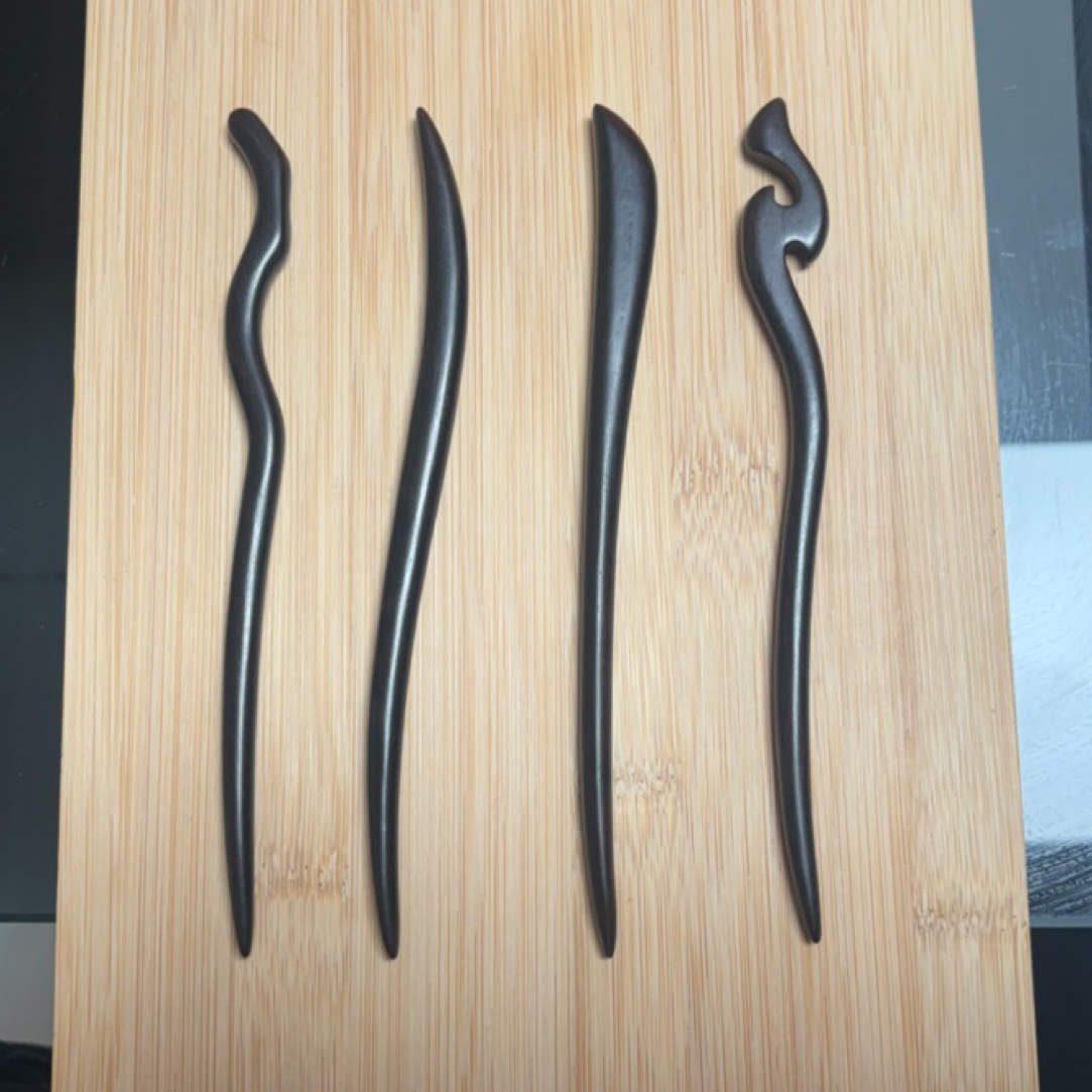 黑檀木发簪 古风发簪