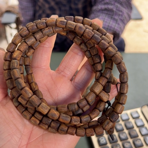 沉香手串乌身22克卡0.6多样性发1串