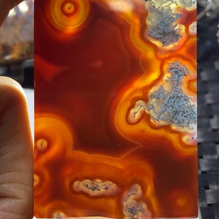 玛瑙/玉髓颈饰足银镀金镶嵌用****4