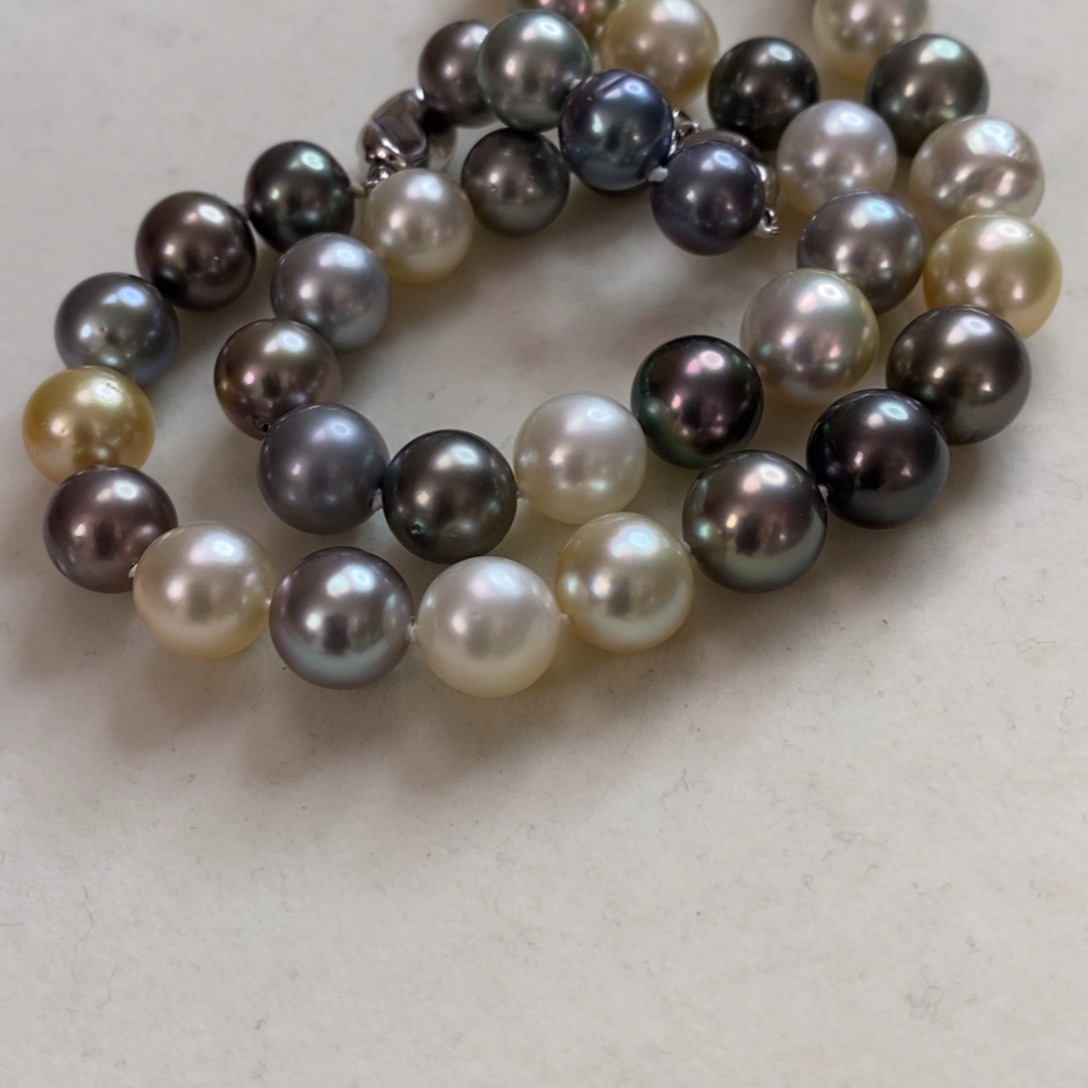 海水珍珠颈饰未镶嵌方**方