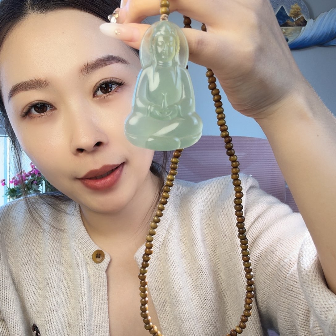 糖***宝蛇纹石玉未镶嵌颈饰