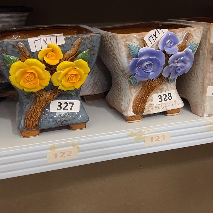 粗陶材质多肉花盆