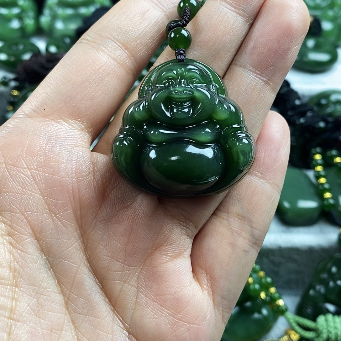 和田玉（碧玉）未镶嵌颈饰