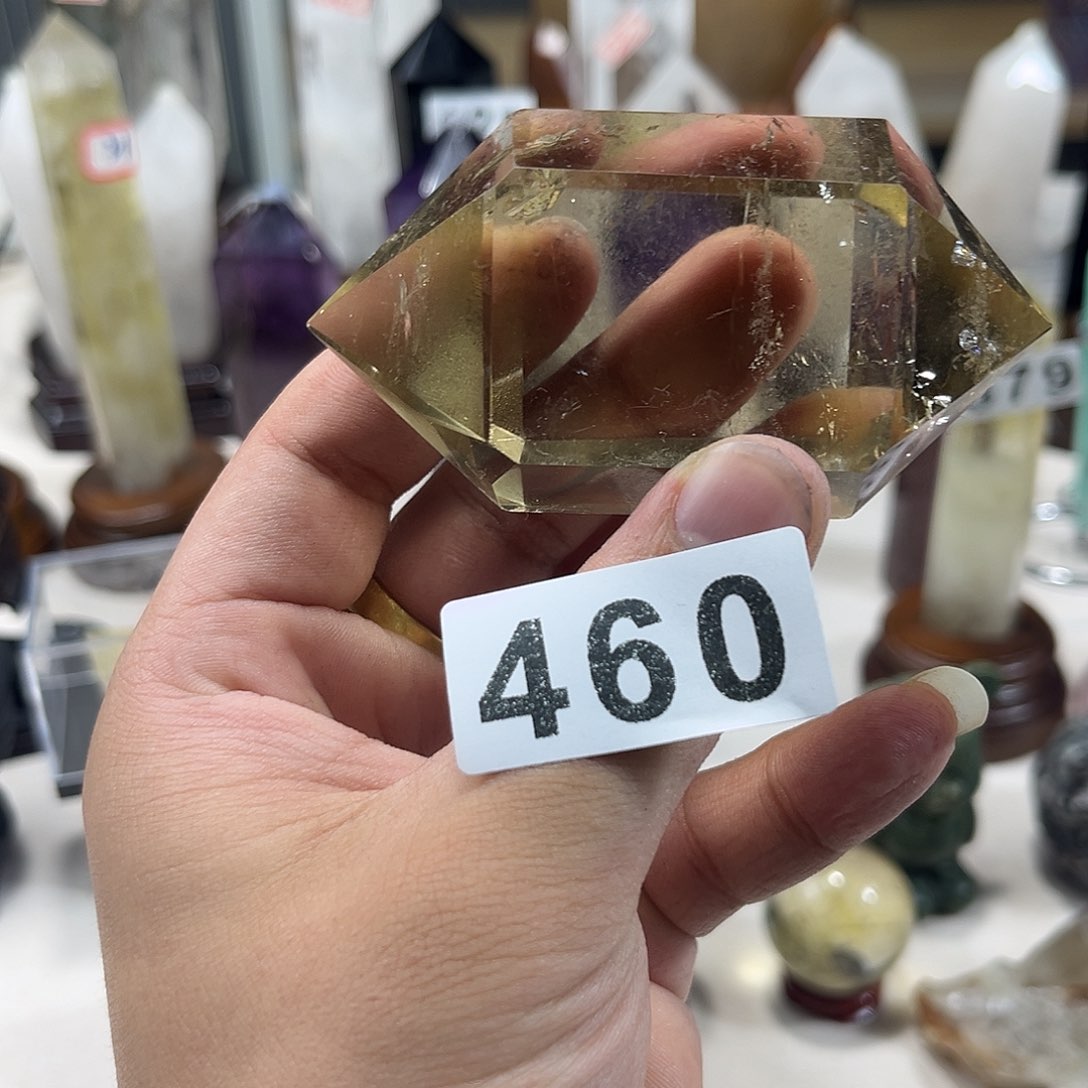 未镶嵌水晶大型摆件（非配饰）黄水黄尖晶