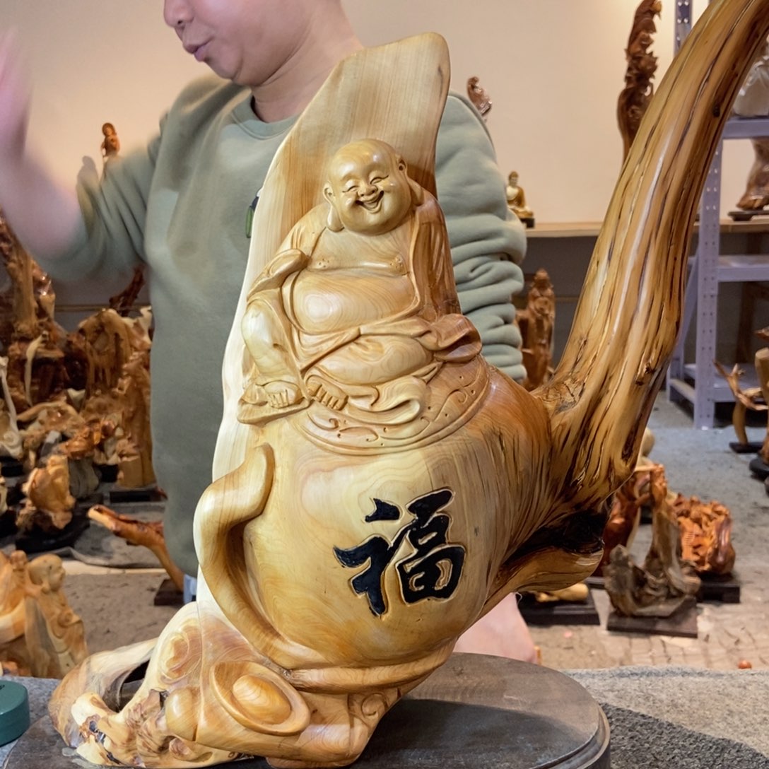 柏木（崖柏）太行崖柏根雕摆件