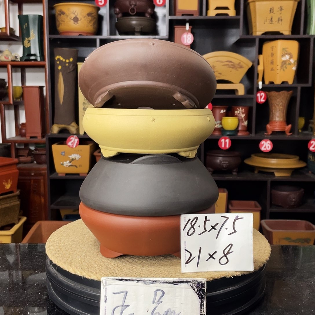 紫砂D-婉秋紫砂花盆